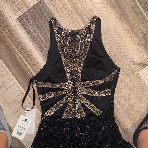 Sherri Hill Black Homecoming/Cocktail Dress sz8 NWT 51431 - Picture 5 of 7